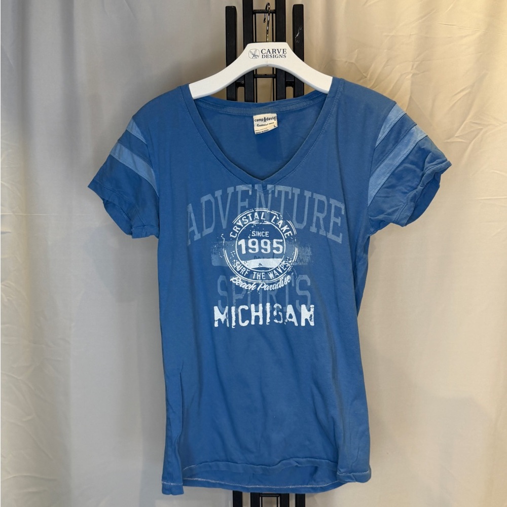 Michigan‎ Adventure Blue Graphic Tee